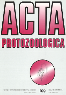 Acta Protozoologica, Vol. 38, Nr 1 (1999)