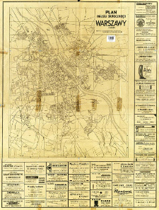 Plan Miasta stołecznego Warszawy : wraz ze skorowidzem ulic