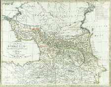 Charte der Laender Am Caucasus : nach den besten vorhandenen Charten, Reisen, und astronomischen Ortsbestimungen