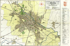 Lageplan der Stadt Troppau : nach der Eingemeindung von katharein, Gilschwik und Jaktar