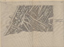 KZG, V 20 B D, plan archeologiczny wykopu