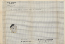 KZG, V 20 D, plan archeologiczny paleniska