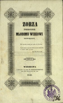 Zorza : dziennik młodemu wiekowi poświęcony