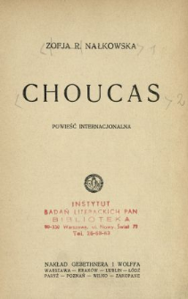 Choucas : powieść internacjonalna