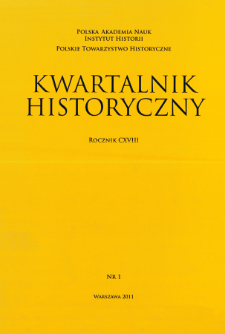 Informacja o umieszczeniu "Kwartalnika Historycznego" na liście ERIH