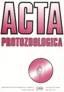 Acta Protozoologica, Vol. 38, Nr 2 (1999)