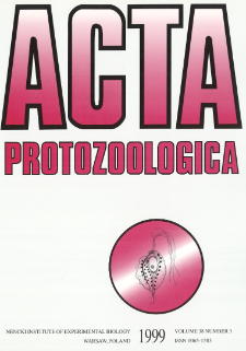 Acta Protozoologica, Vol. 38, Nr 3 (1999)