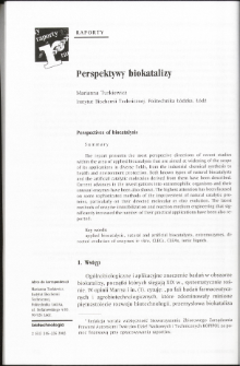 Perspectives of biocatalysis