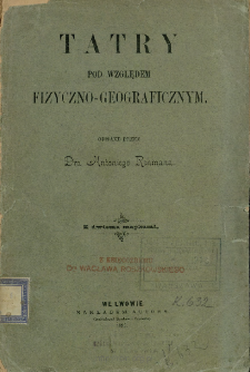 Tatry pod względem fizyczno-geograficznym