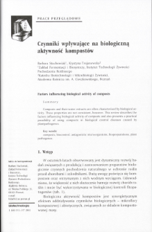 Factors influencing biological activity of composts