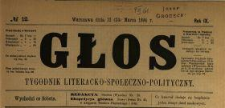 Głos : tygodnik literacko-społeczno-polityczny 1894 N.12