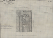 KZG, V 20 D, plan archeologiczny wykopu