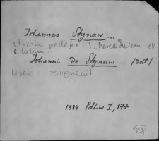 Kartoteka Słownika staropolskich nazw osobowych; Ści - Śl