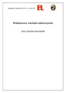 Podstawowe wartości uniwersytetu