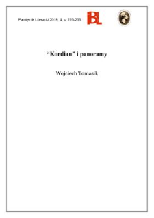 &bdquo;Kordian&rdquo; i panoramy