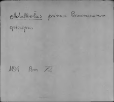 Kartoteka Słownika staropolskich nazw osobowych; Ad - Ag