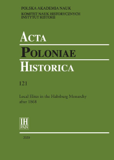 Acta Poloniae Historica T. 121 (2020), Title pages, Contents