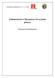 Zadomowieni w literaturze. O czytaniu pisarzy