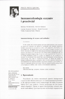 Immunotechnology of enzymes and antibodies