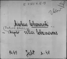 Kartoteka Słownika staropolskich nazw osobowych; Kob - Koc