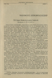 VIII Zjazd Hydrobiologów Polskich (Białystok, 16-20 IX 1970 r.)