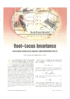 Root - Locus Invariance: exploiting alternative arrival and departure points