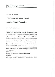 An Inexact Conic Bundle Variant Suited to Column Generation