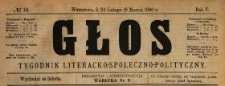 Głos : tygodnik literacko-społeczno-polityczny 1890 N.10