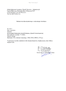 Files for neuromuscular diseases (2013) - nr 20/13