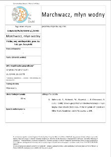 Marchwacz, watermill