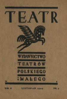 Teatr : wydawnictwo Teatru Polskiego 1929/1930 N.3