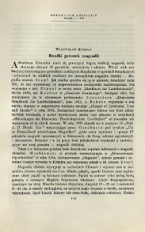 A rare species of Magnolia