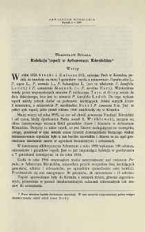 The collection of Poplars at the K&oacute;rnik Arboretum