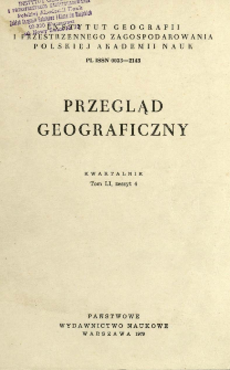 Przegląd Geograficzny T. 51 z. 4 (1979)