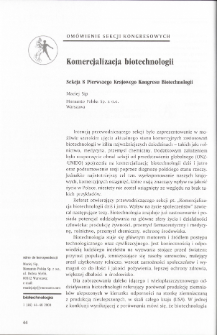 Komercjalizacja biotechnologii
