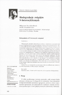 Biodegradacje związków N-heterocyklicznych