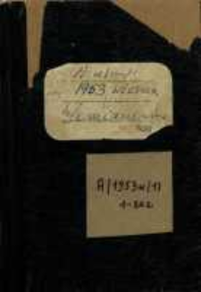 Zeszyty z badań gwarowych; A/1953w/1