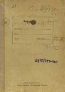 Zeszyty z badań gwarowych; E/15