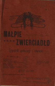 Małpie Zwierciadło : tygodnik społeczny i literacki 1903 N.2
