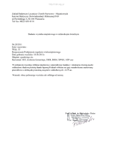 Files for neuromuscular diseases (2011) - nr 20/11