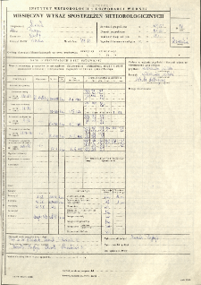 Miesięczny wykaz spostrzeżeń meteorologicznych. Kwiecień 1978