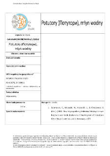 Potutory (Потутори), watermill