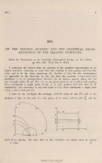 On the binodal quartic and the graphical representation of the elliptic functions