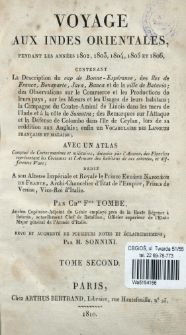 Voyage aux Indes orientales pendant les années 1802, 1803, 1804, 1805 et 1806. T. 2