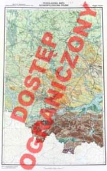 Przeglądowa mapa geomorfologiczna Polski : 1:500 000. Arkusz Kraków