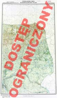 Przeglądowa mapa geomorfologiczna Polski : 1:500 000. Arkusz Warszawa