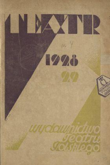 Teatr : wydawnictwo Teatru Polskiego 1928/1929 N.4