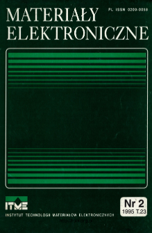 Spis treści 1995 T.23 nr 2 = Contents 1995 T.23 nr 2