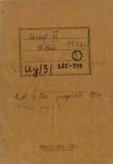 Zeszyty z badań gwarowych; Uy/3