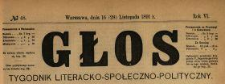 Głos : tygodnik literacko-społeczno-polityczny 1891 N.48